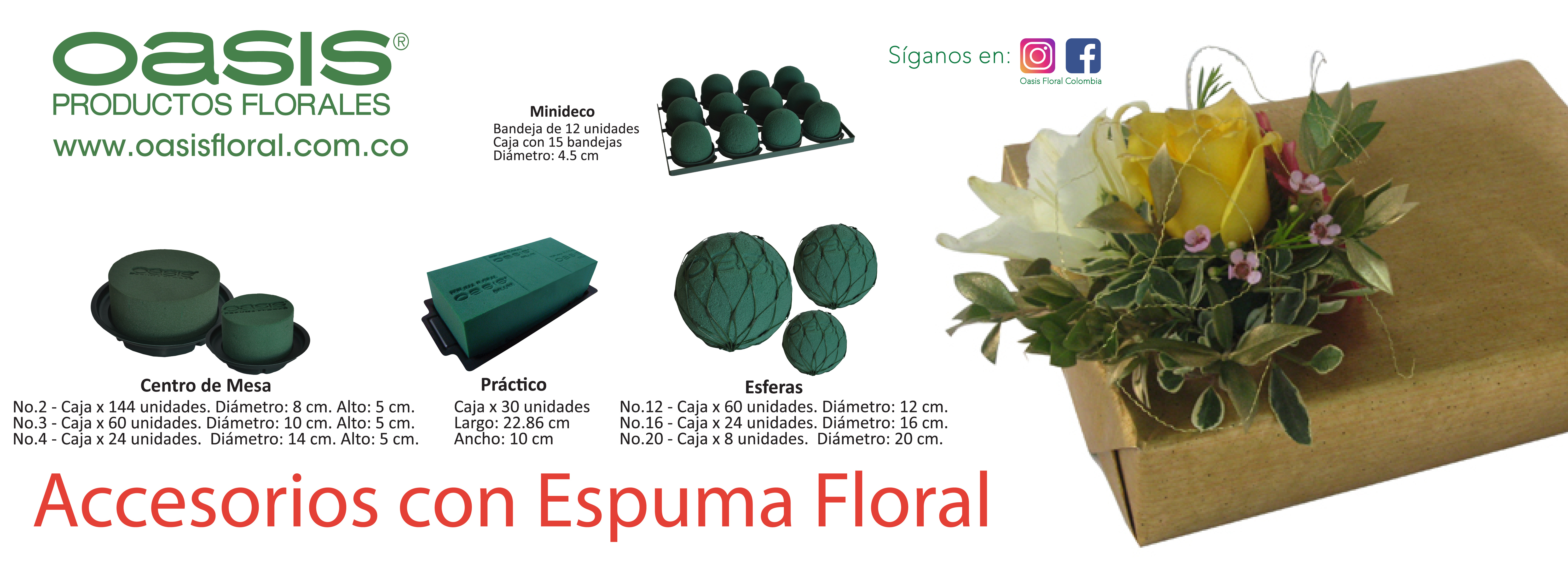 Inicio OASIS® Productos Florales